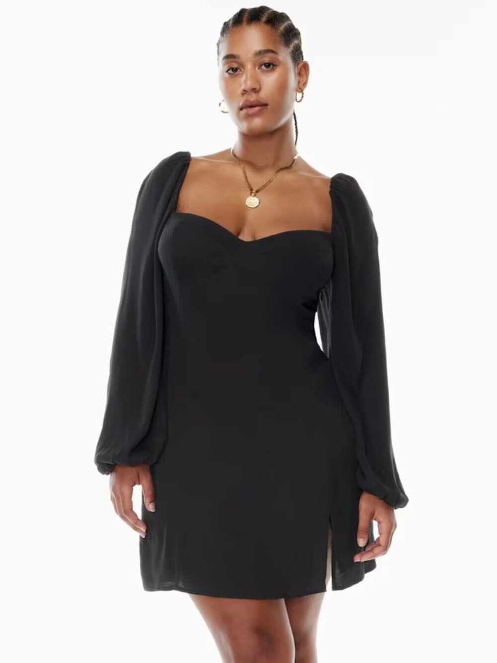 Aritzia Wilfred Novella Velvet Mini Dress, Burgundy - Size 0